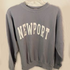 Brandy Melville Dusty Blue Newport Crewneck